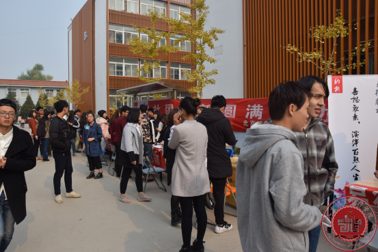 我院社团纳新活动火热开展中