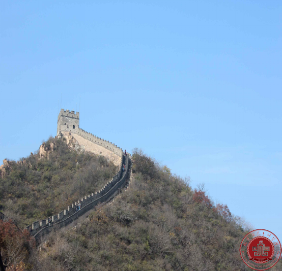 文管系心连心之众志成城爬长城