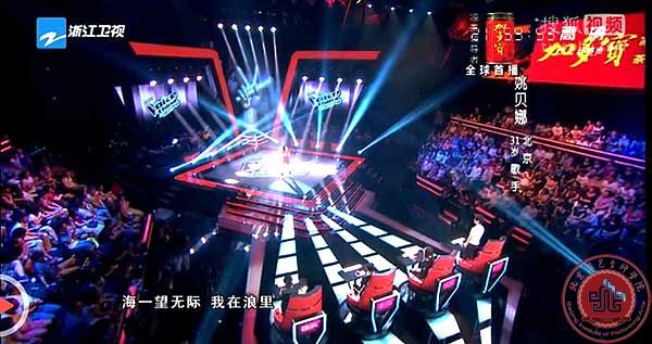 我院专业导师姚贝娜在第二季《中国好声音》中晋级