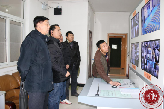 精英集团安全工作联合检查组对我院进行安全检查