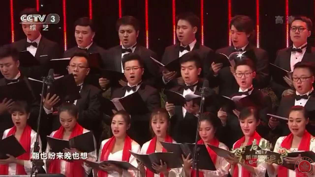 我院音乐系学生参加中央电视台新年音乐会