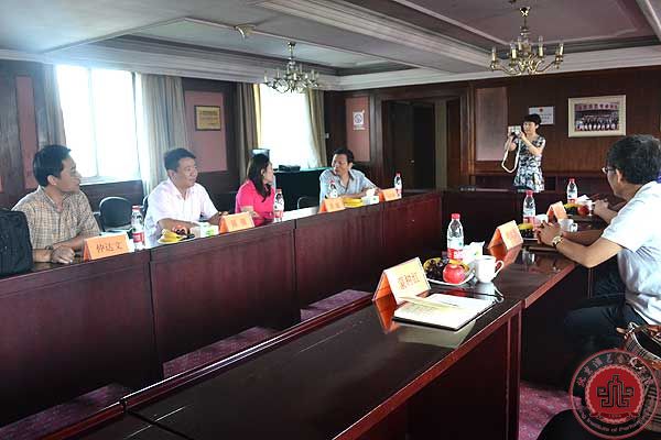 北京市石景山区政协领导来访我院