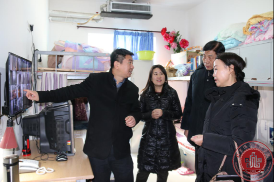 精英集团安全工作联合检查组对我院进行安全检查