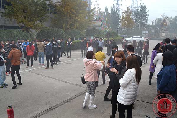 我院组织消防安全演练